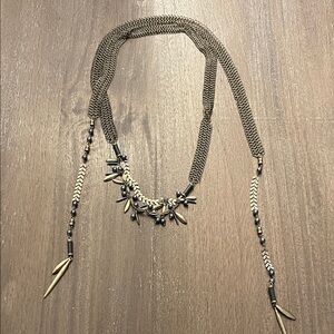 Stella and Dot Elegant Gold Women's wrap Necklace